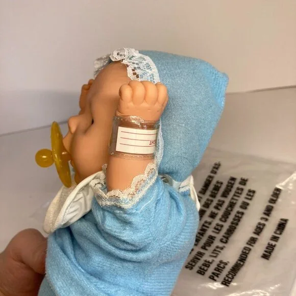 Vintage Anatomically Correct Baby Boy Doll Newborn 12" With Accessories - Picture 9 of 10